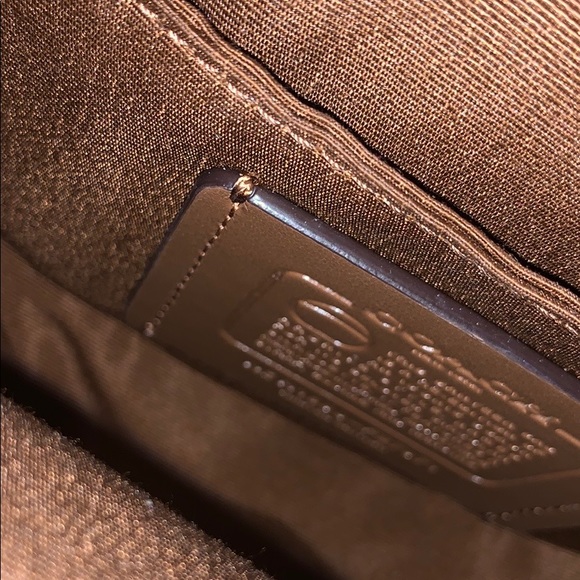 (Real)Brown coach purse(slightly used) - Picture 4 of 5